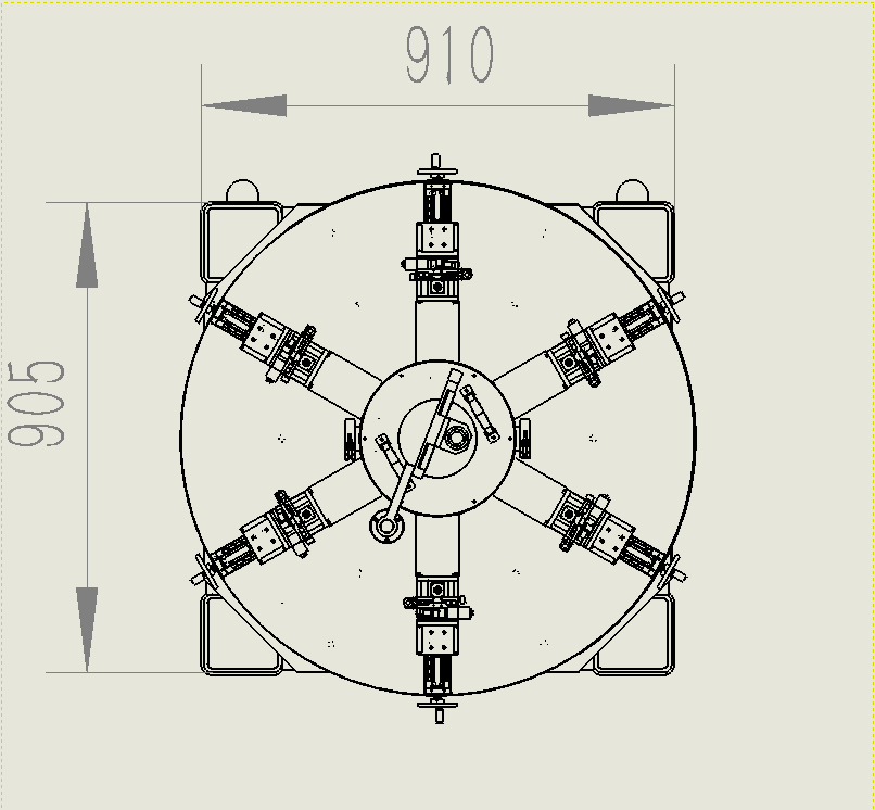 干式液氦溫區探針臺尺寸圖1